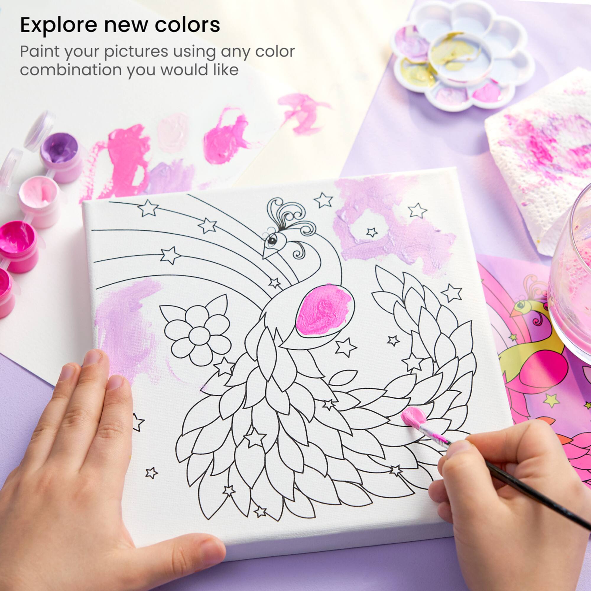 Arteza® Kids Canvas Paint Kit